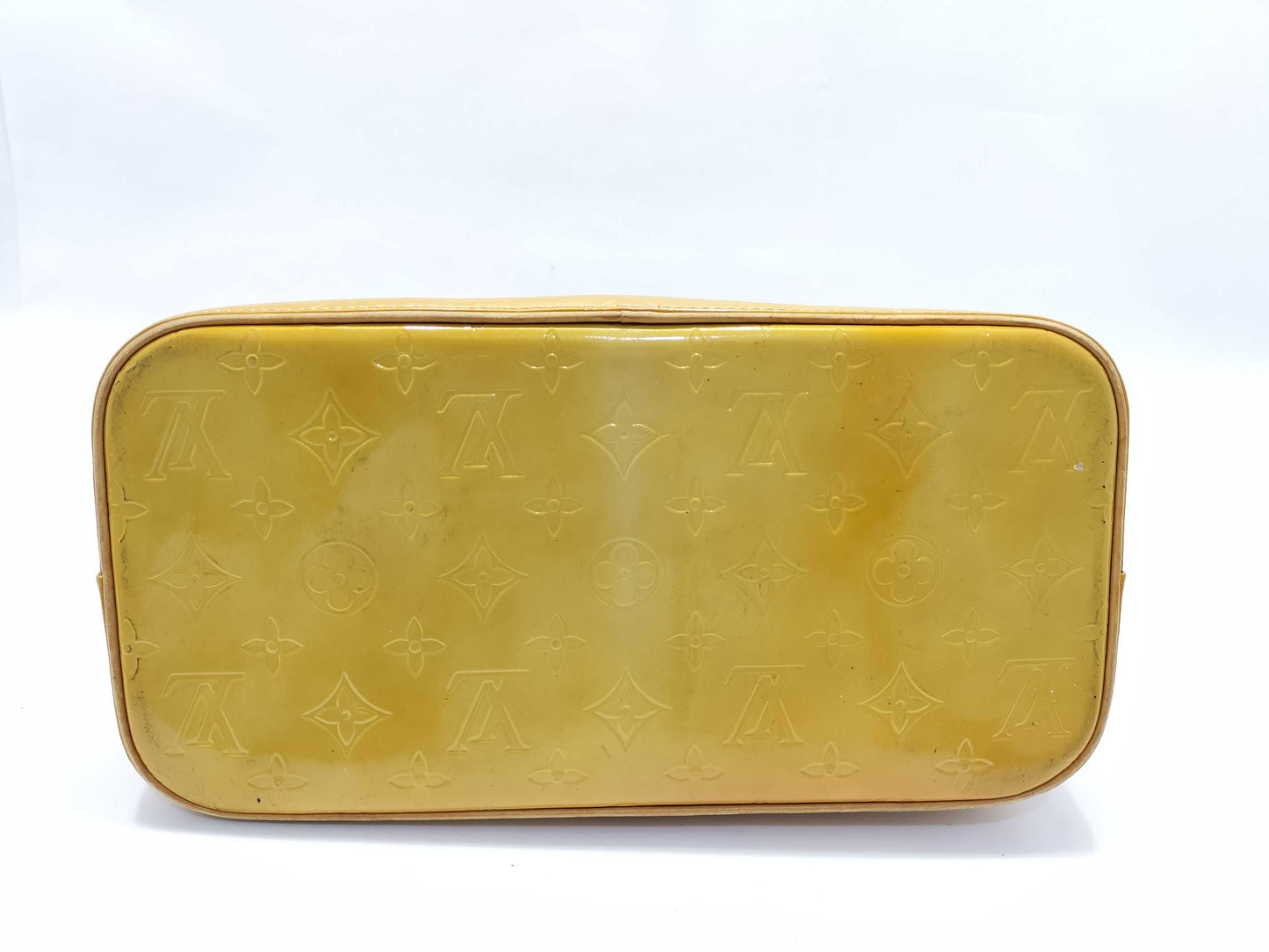 LOUIS VUITTON Vernis Houston Tassili Yellow M91004 Tote Bag