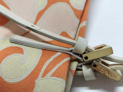 FENDI Shoulder Bag Orange Pink Tote Bag