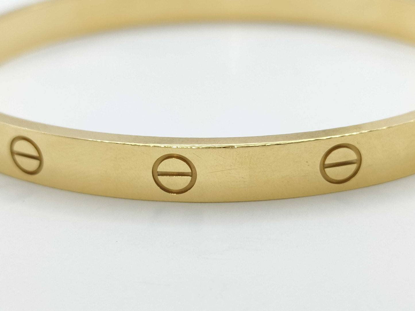 Cartier New Love Bracelet Medium Model #19 YG Au750 36.3g Bracelet/Bangle 