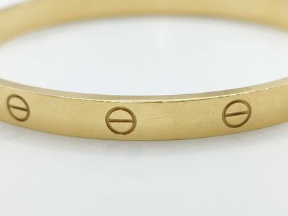 Cartier New Love Bracelet Medium Model #19 YG Au750 36.3g Bracelet/Bangle 