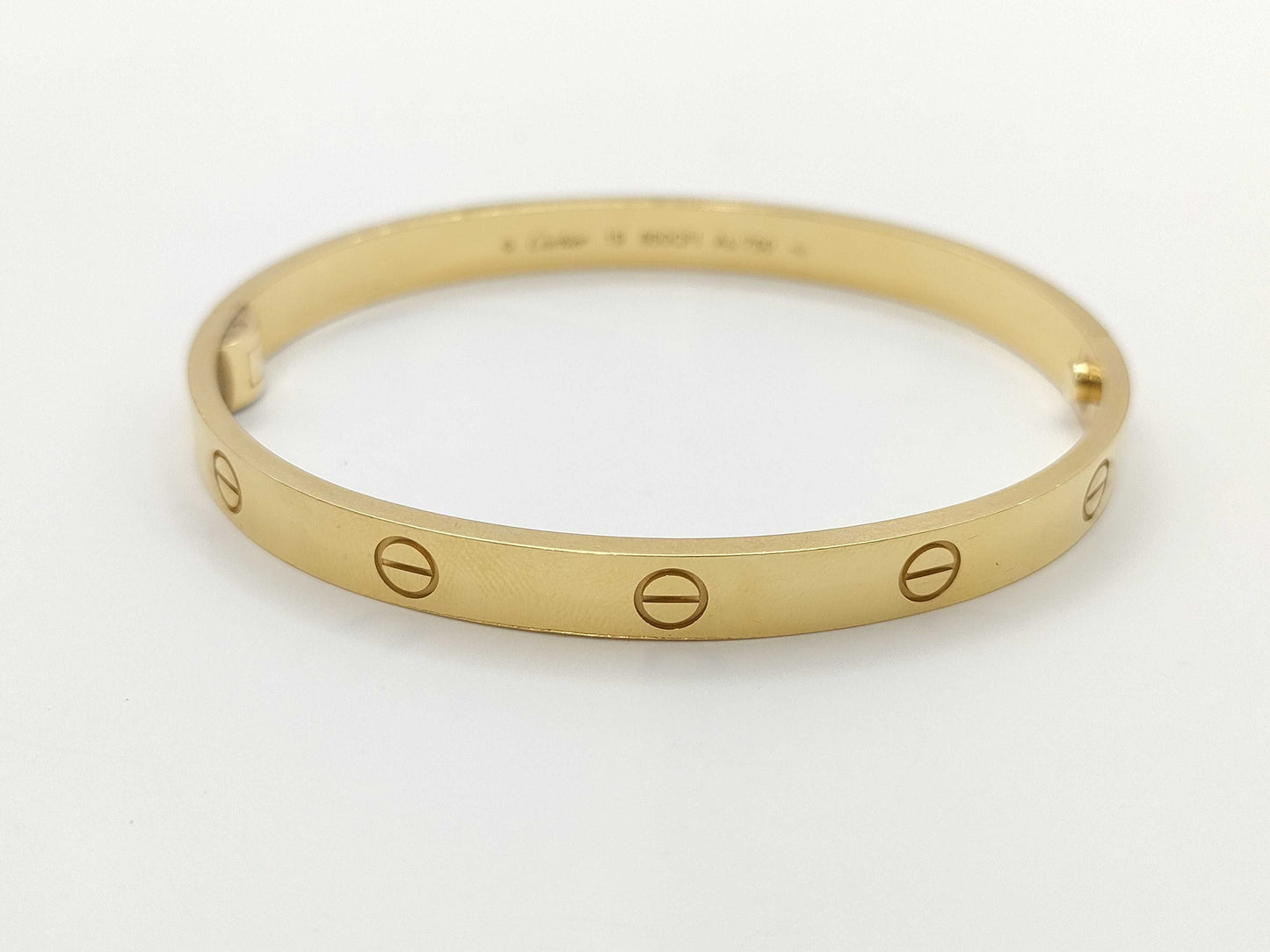 Cartier New Love Bracelet Medium Model #19 YG Au750 36.3g Bracelet/Bangle 