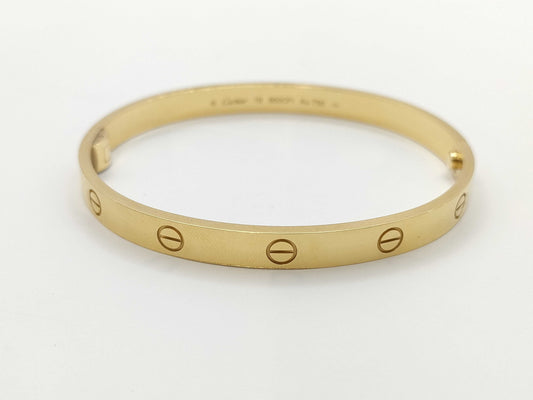 Cartier New Love Bracelet Medium Model #19 YG Au750 36.3g Bracelet/Bangle 
