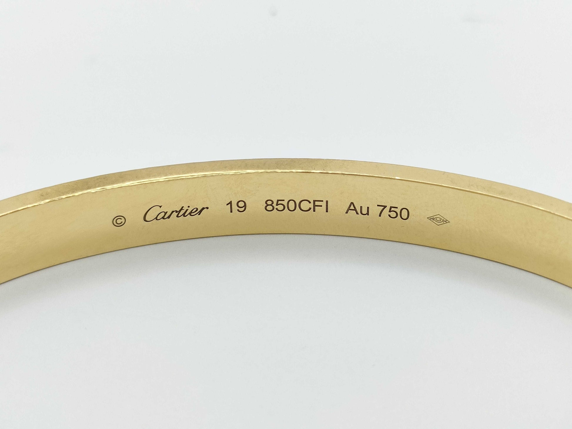 Cartier New Love Bracelet Medium Model #19 YG Au750 36.3g Bracelet/Bangle 