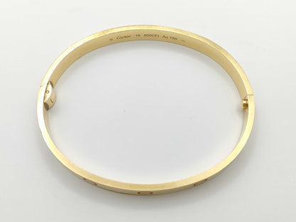 Cartier New Love Bracelet Medium Model #19 YG Au750 36.3g Bracelet/Bangle 