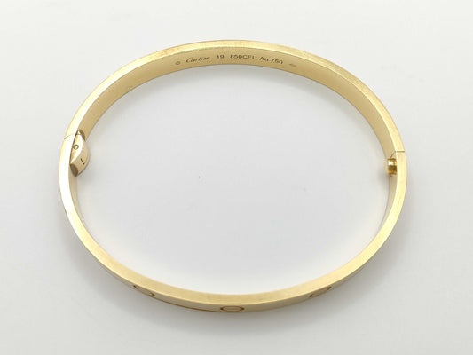 Cartier New Love Bracelet Medium Model #19 YG Au750 36.3g Bracelet/Bangle 