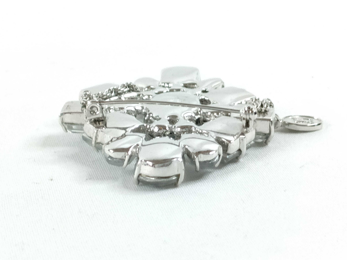 BURBERRY Rhinestone Brooch