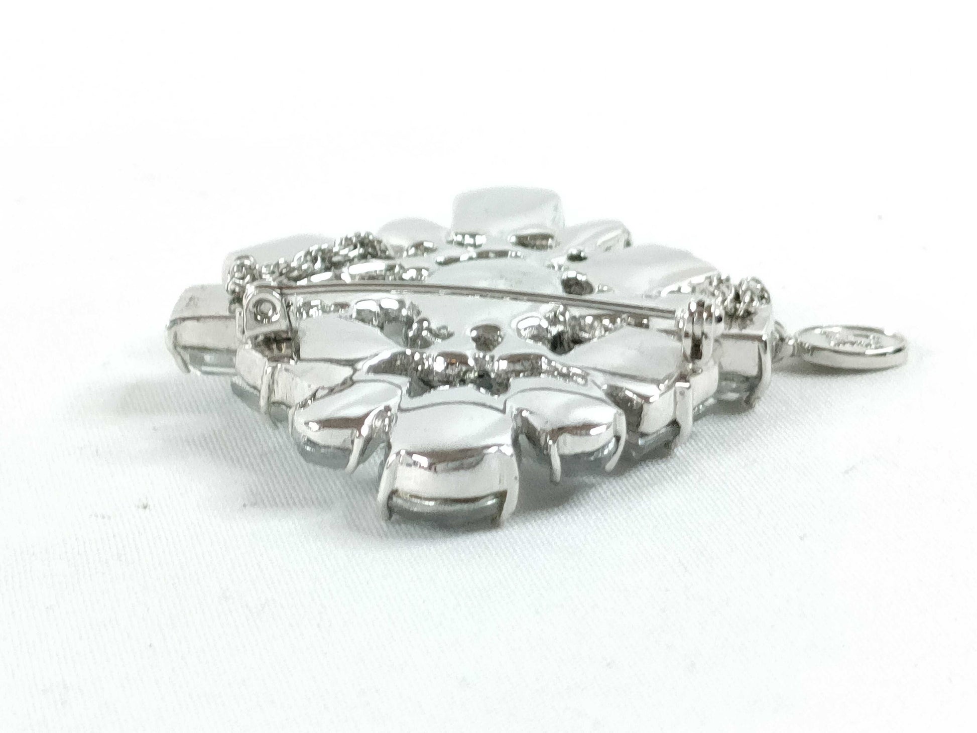 BURBERRY Rhinestone Brooch