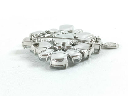 BURBERRY Rhinestone Brooch