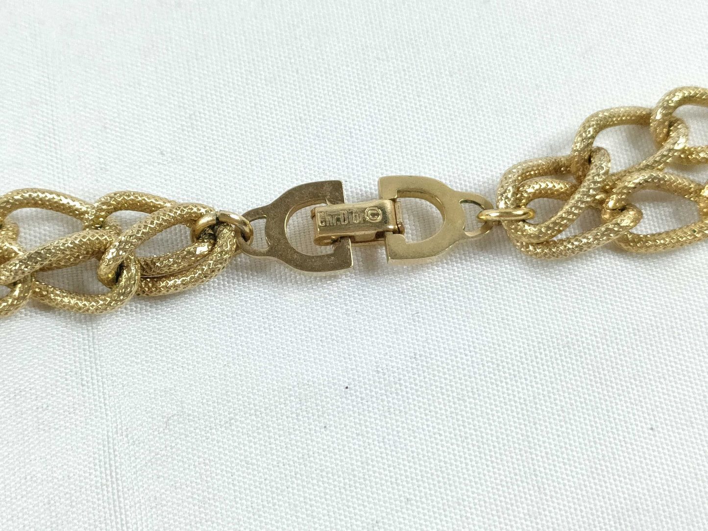 Dior Christian Dior Pearl and Rhinestone Necklace