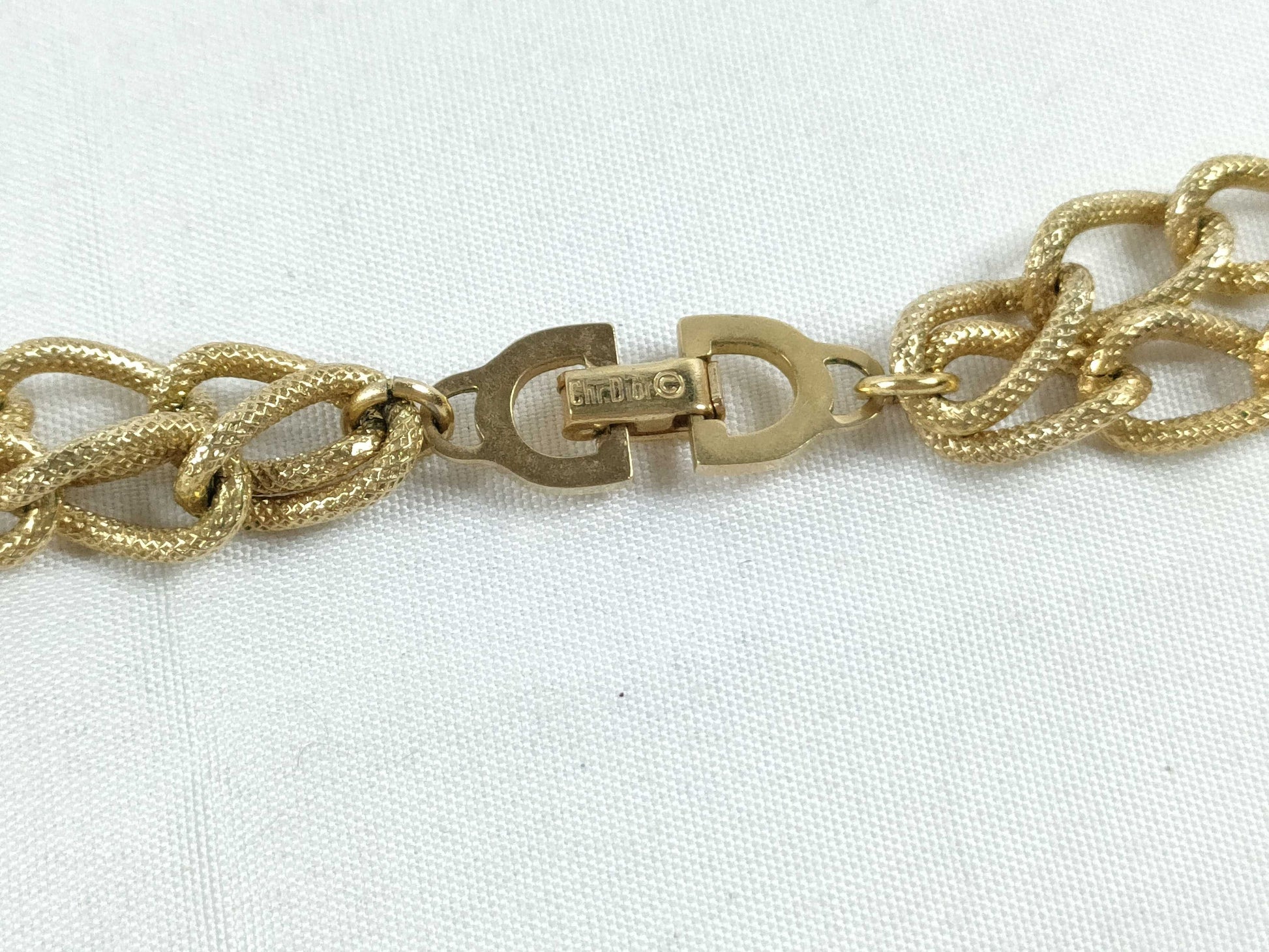 Dior Christian Dior Pearl and Rhinestone Necklace