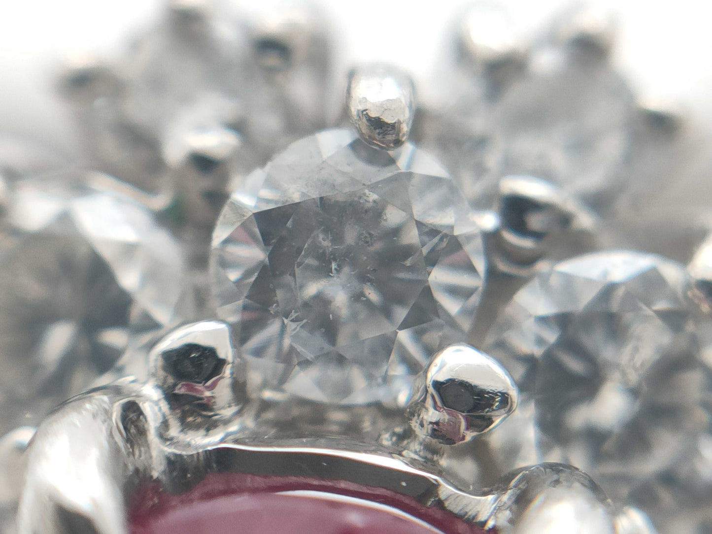 R0.99ct D0.78ct PT900 6.4g Ring 