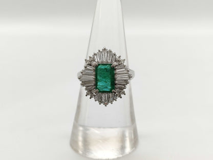 E1.30ct D1.11ct PT900 9.0g Ring 