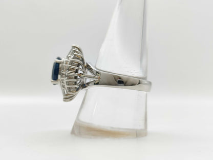 S2.555ct D0.82ct PT900 12.3g Ring 