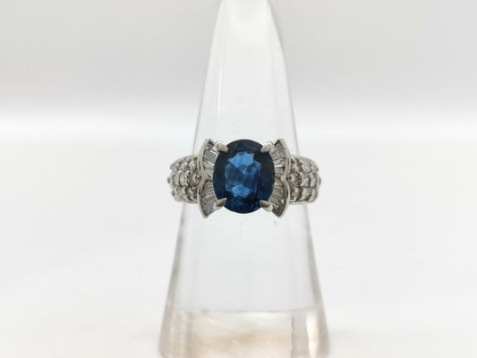 S2.50ct D0.70ct PT900 8.4g Ring 