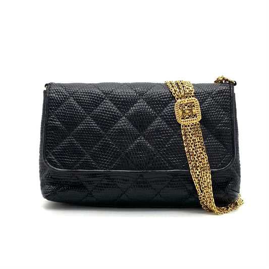 CHANEL CHANEL Coco Mark Lizard 6-Chain Shoulder Bag7 Shoulder Bag