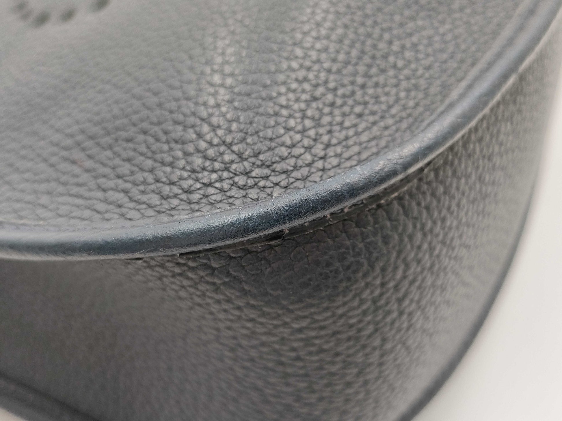 HERMES HERMES Evelyn GM Navy Shoulder Bag