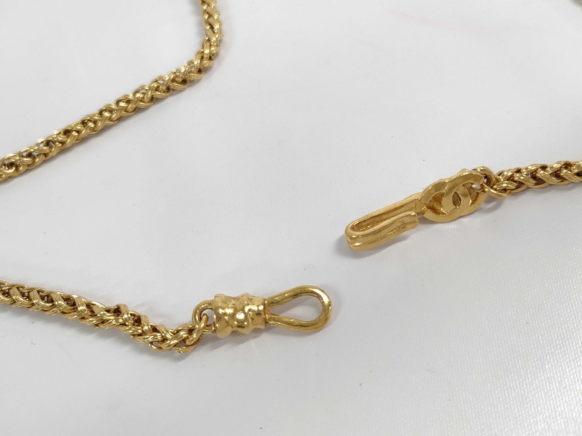 CHANEL CHANEL Coco Mark Chain Belt GLD Belt