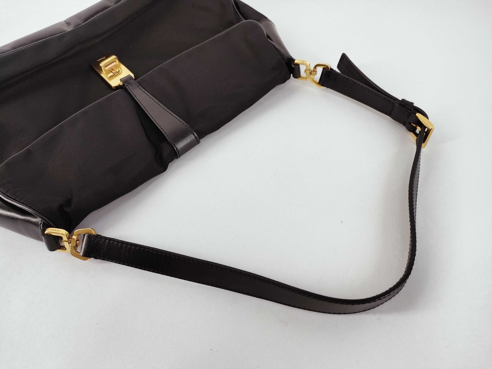 PRADA PRADA Nylon One-Shoulder Black Shoulder Bag