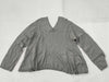 COMME des GARCONS AD2020 V-neck wool grey long-sleeved knit sweater, size M
