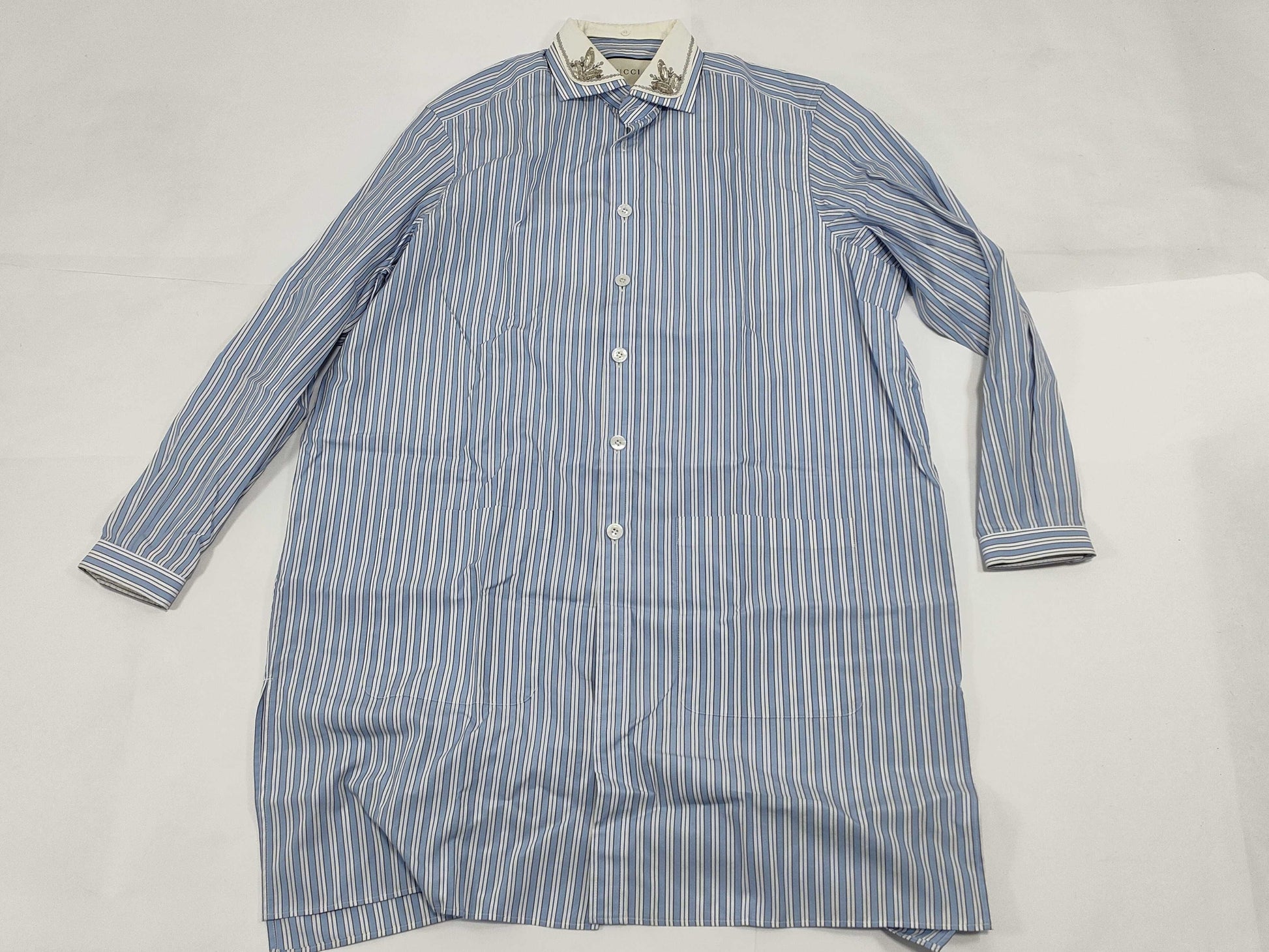 GUCCI GUCCI Gucci Long Shirt Size 40 Detachable Collar Shirt
