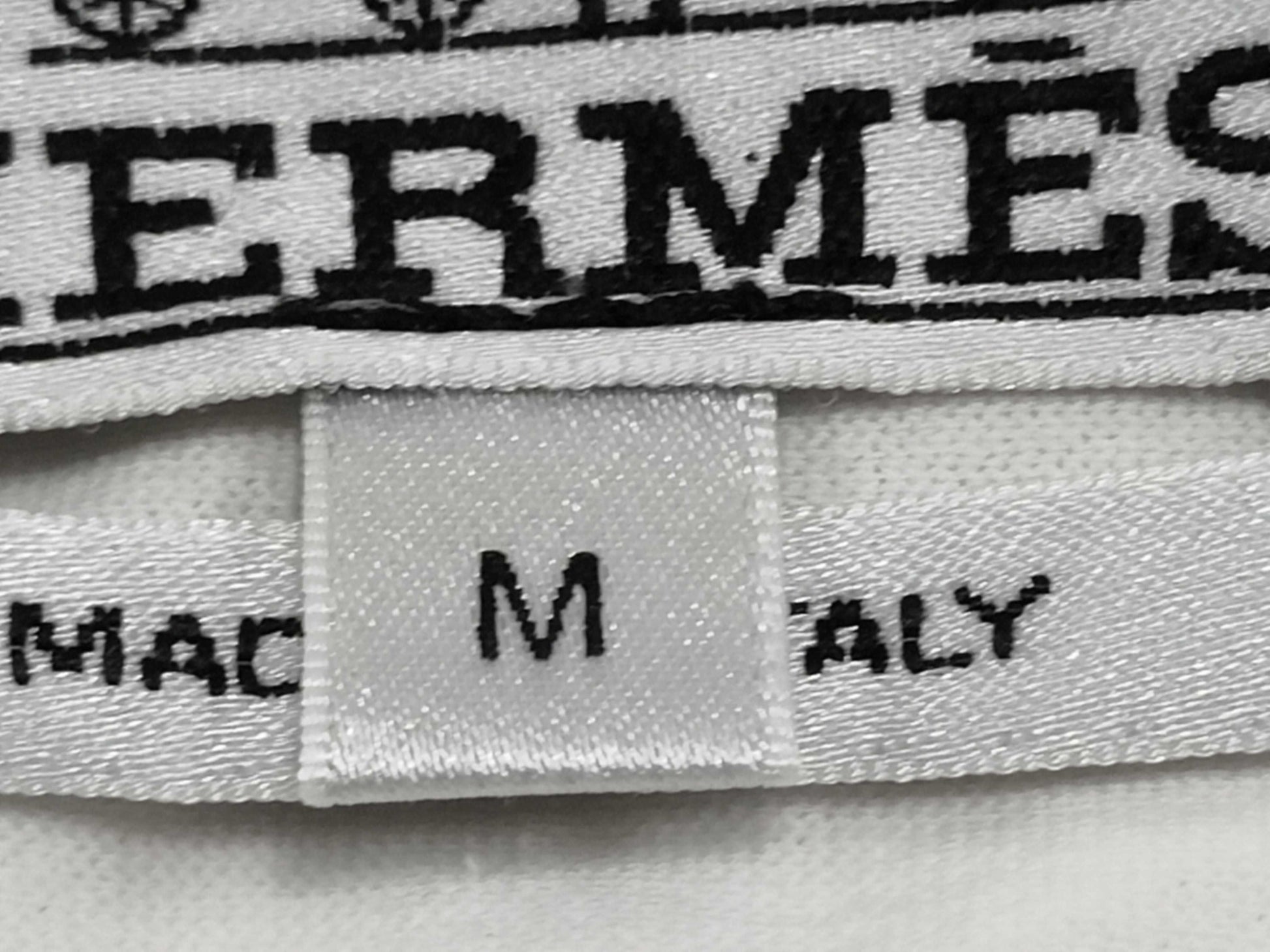 HERMES HERMES Cut and Sew 20SS White M Men's T-shirt