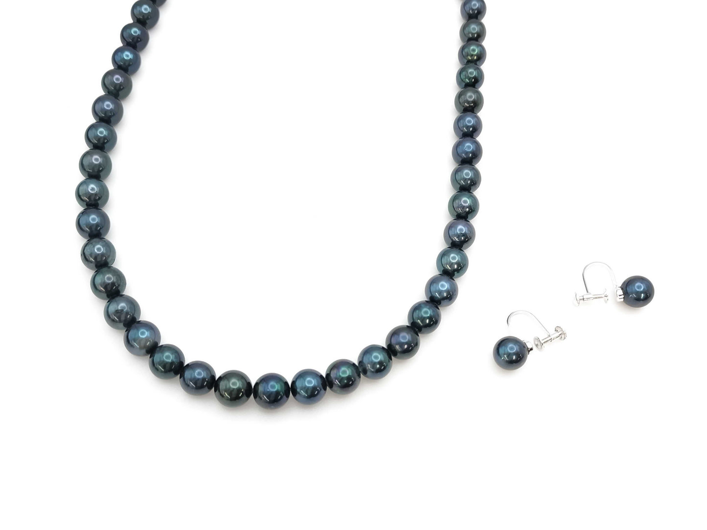 Pearl diameter approx. 7.4-8.4mm / Pearl diameter approx. 8.0/8.1mm, sterling silver / Metal 42.0g Other small items 