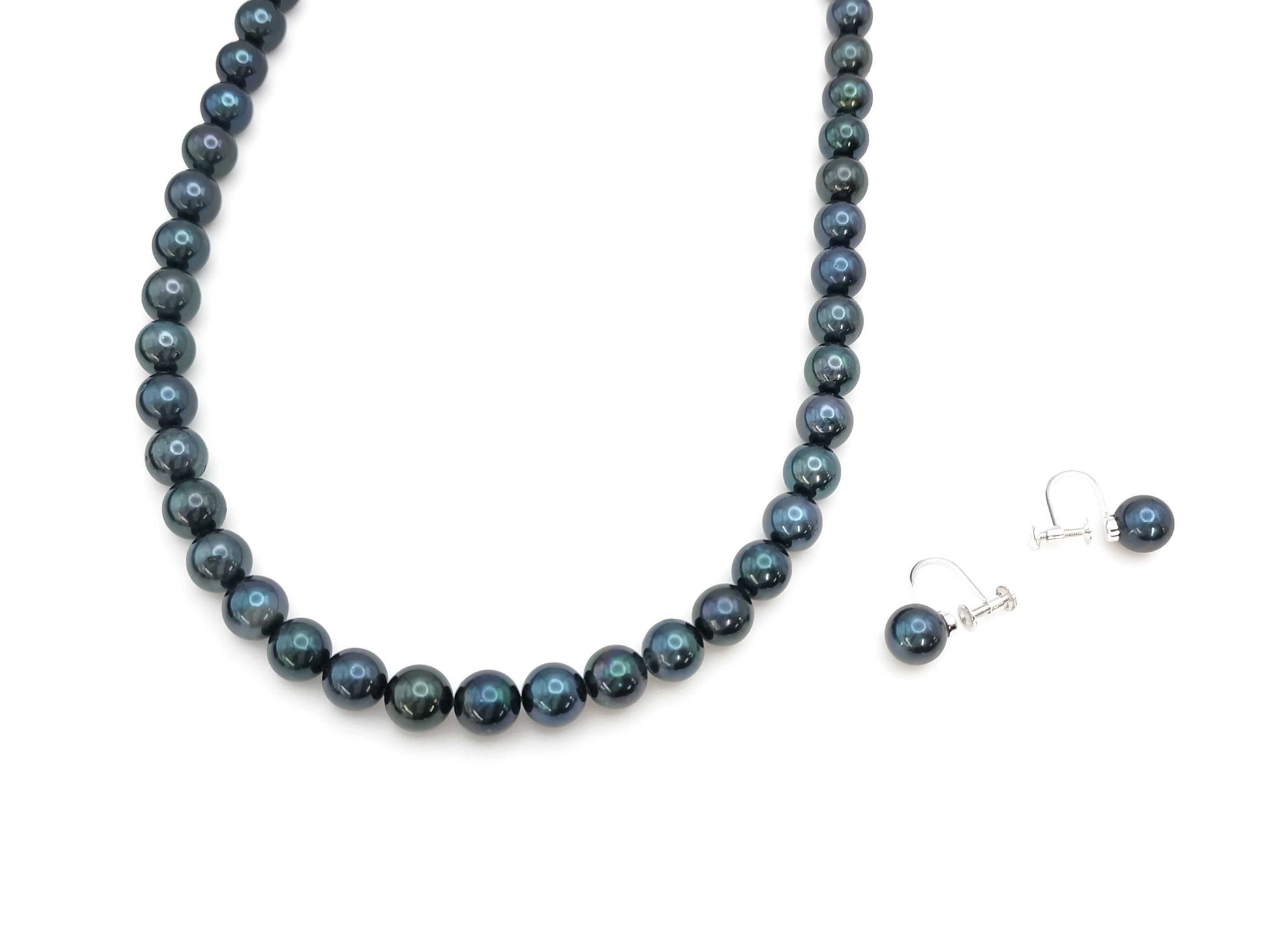 Pearl diameter approx. 7.4-8.4mm / Pearl diameter approx. 8.0/8.1mm, sterling silver / Metal 42.0g Other small items 