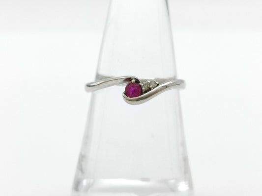 Ruby D0.03ct PWG9 2.0g Ring 