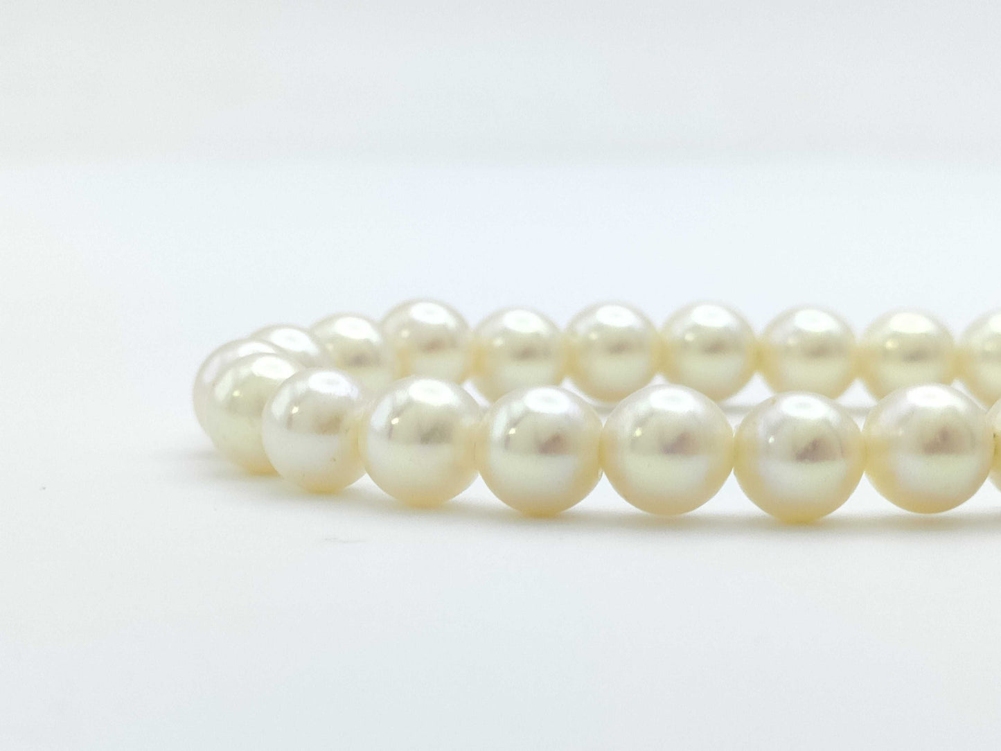 Faux Pearl Sterling Silver 23.9g Necklace 