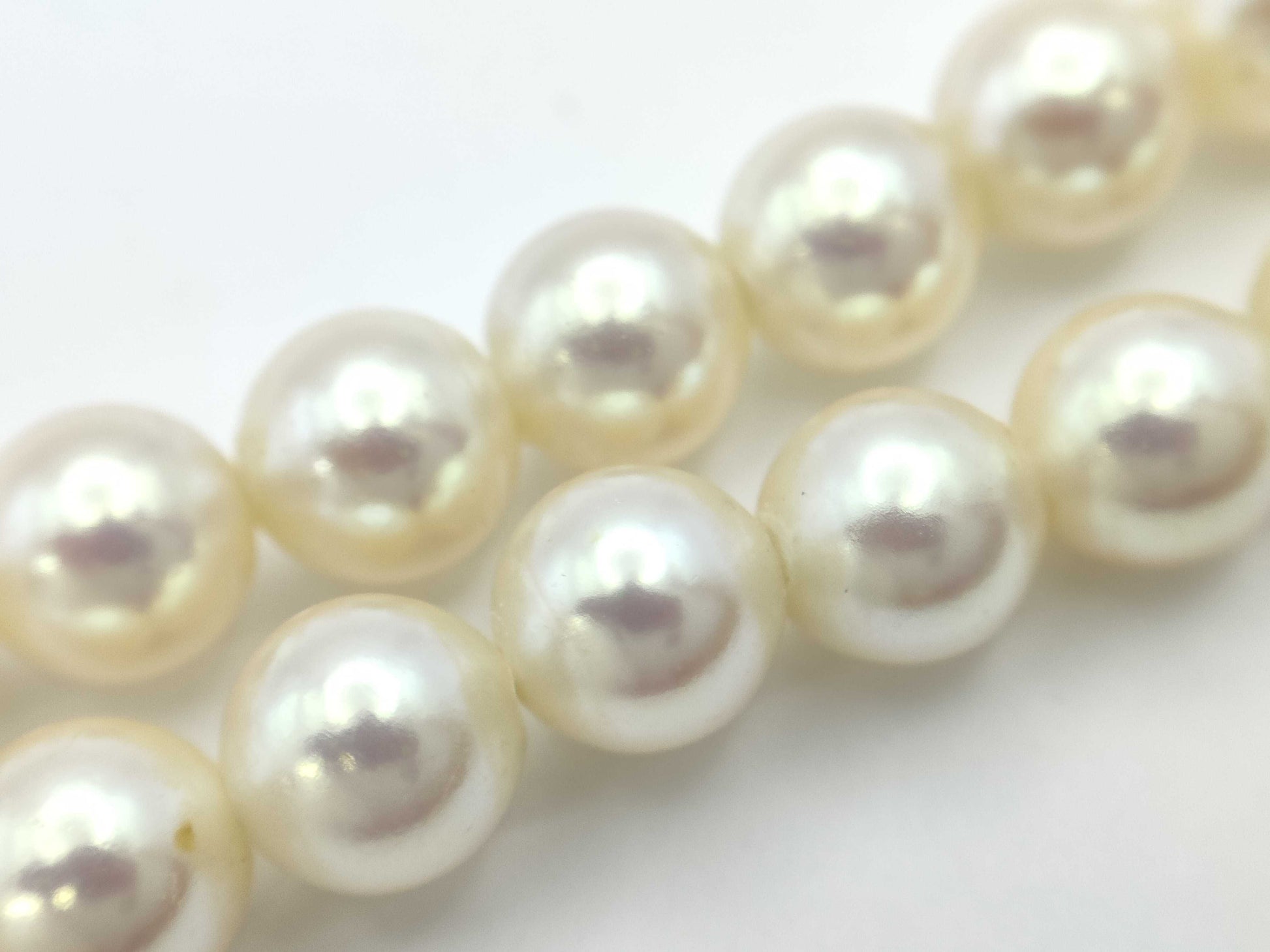 Faux Pearl Sterling Silver 23.9g Necklace 