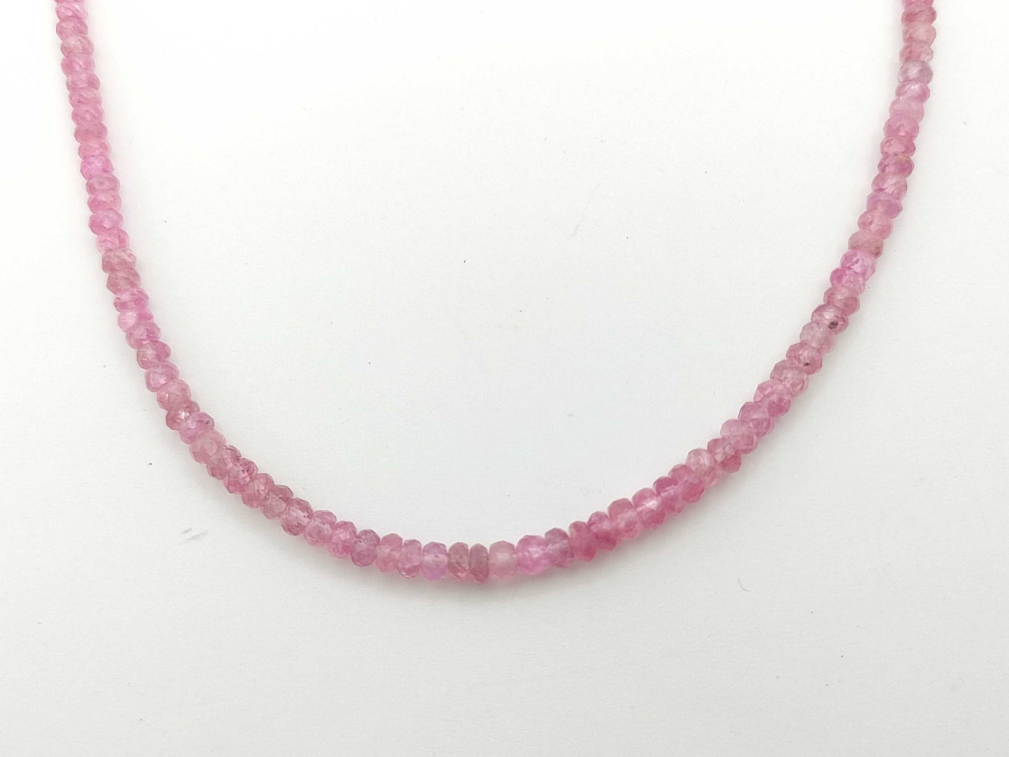 Pink Spinel Metal 6.8g Necklace 