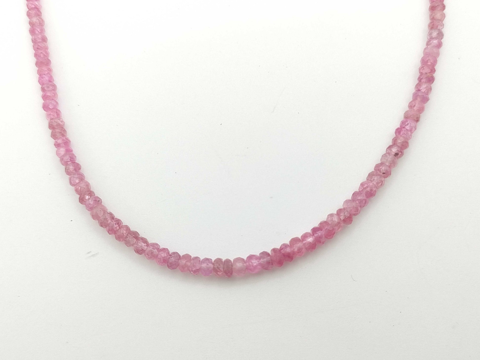Pink Spinel Metal 6.8g Necklace 