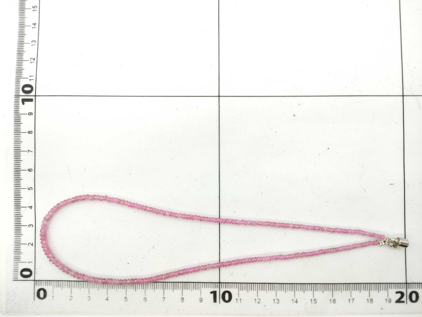 Pink Spinel Metal 6.8g Necklace 