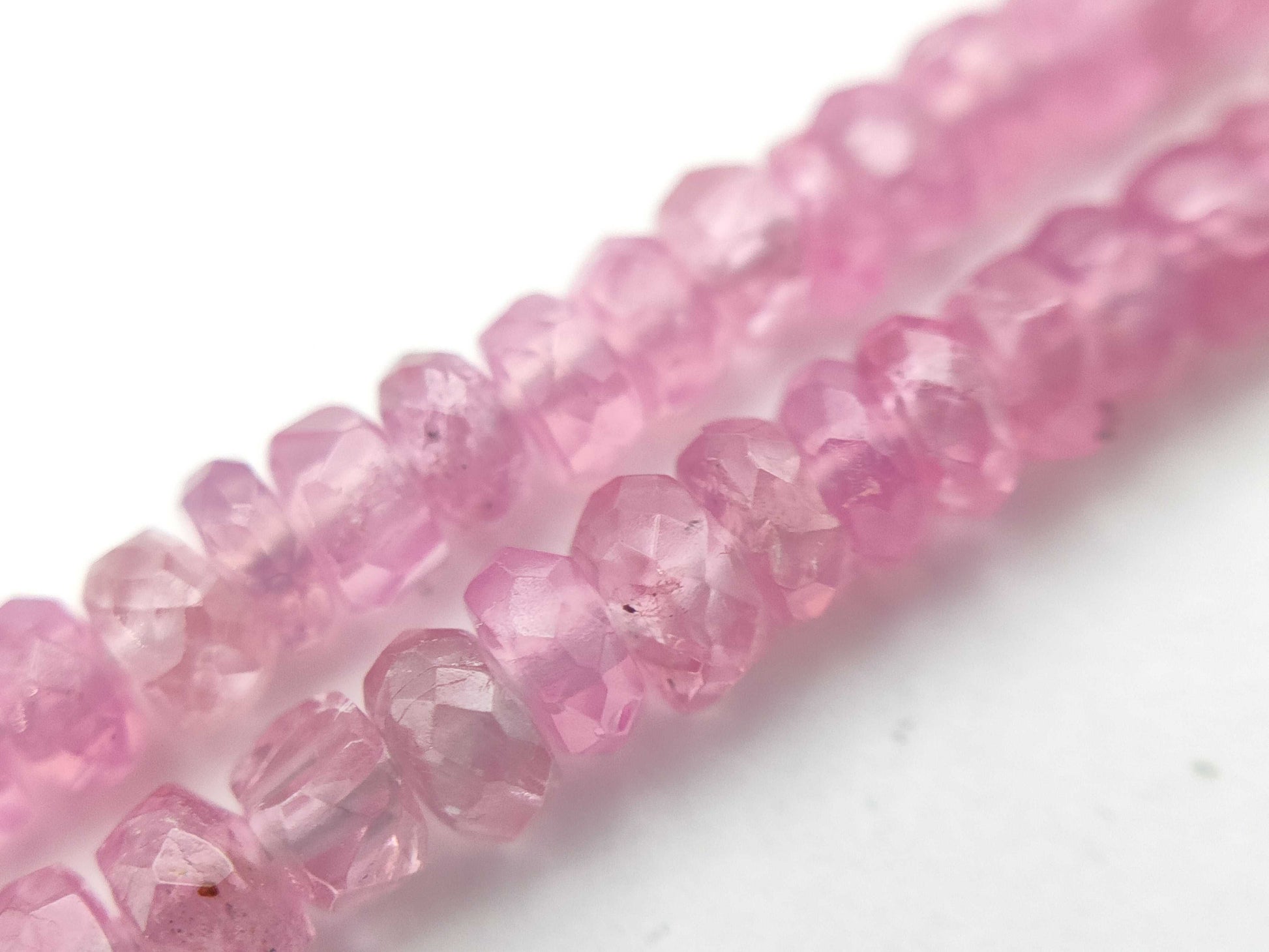 Pink Spinel Metal 6.8g Necklace 