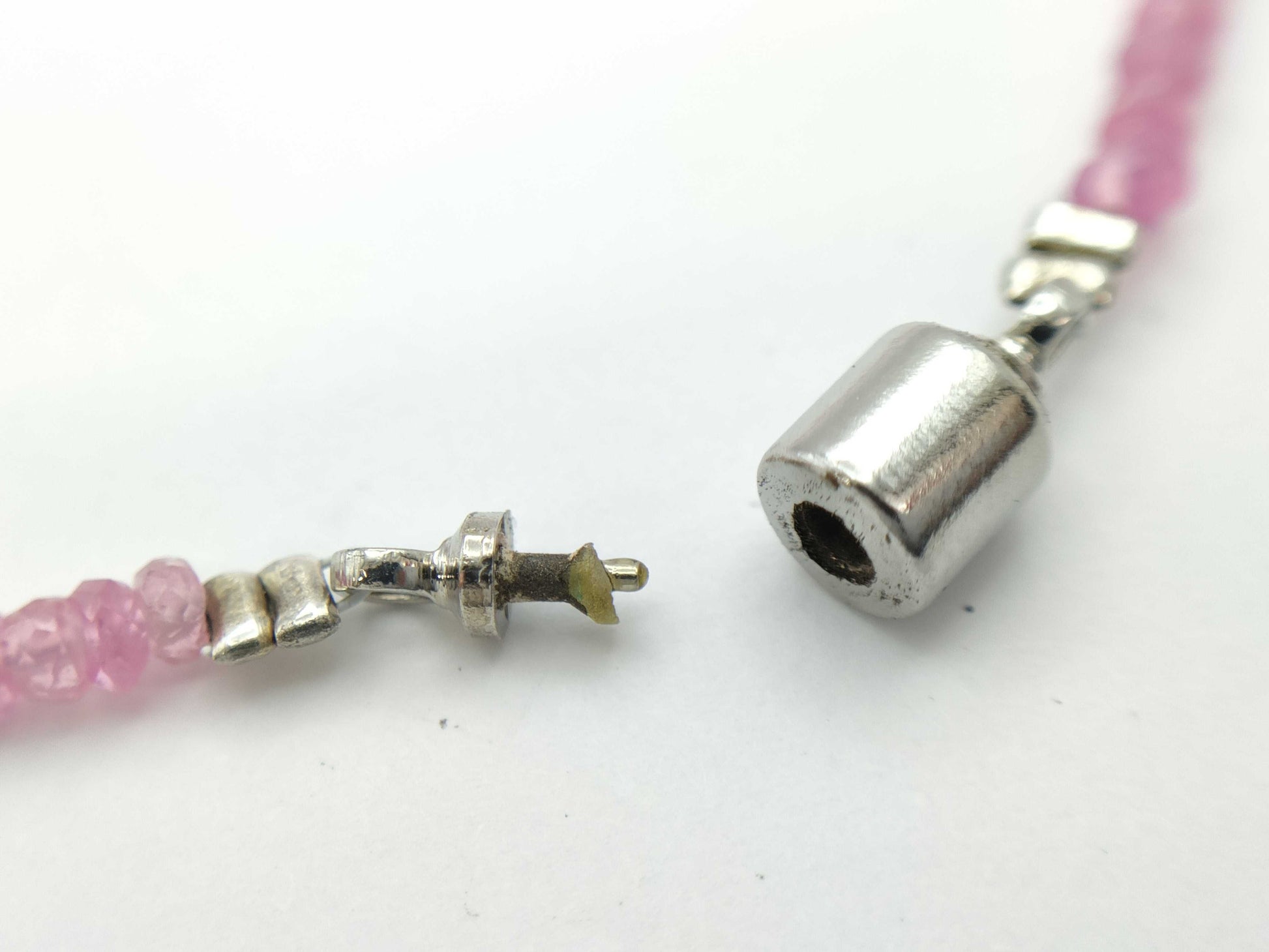 Pink Spinel Metal 6.8g Necklace 