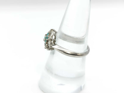 Paraiba tourmaline 0.35ct D0.12ct PT900 5.5g ring 