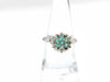 Paraiba tourmaline 0.35ct D0.12ct PT900 5.5g ring 