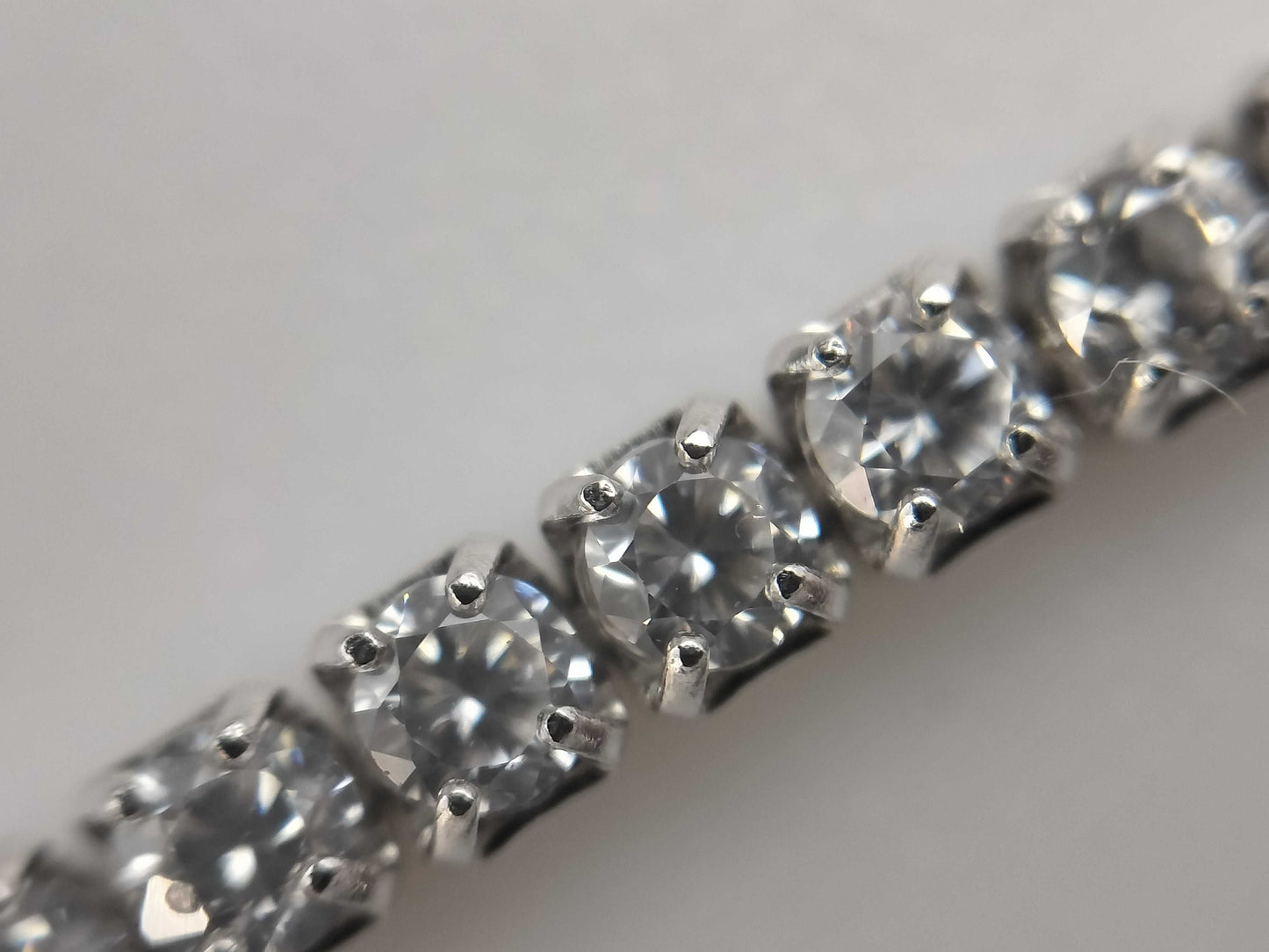 Agate, Zirconia, Sterling Silver, 4.6g Bracelet/Bangle 