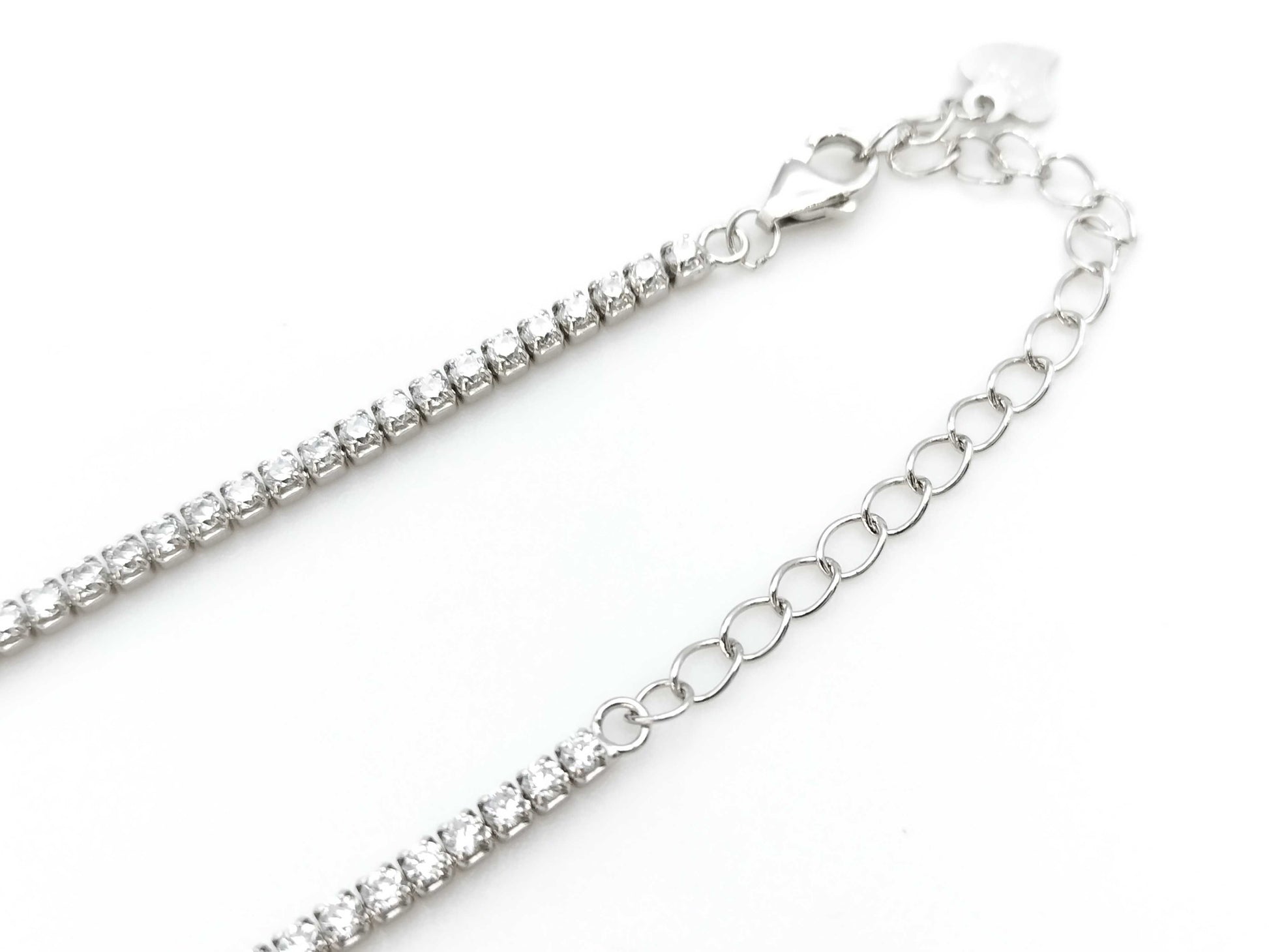 Agate, Zirconia, Sterling Silver, 4.6g Bracelet/Bangle 