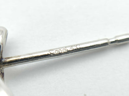 4℃ Diamond PT950 0.7g Earrings 