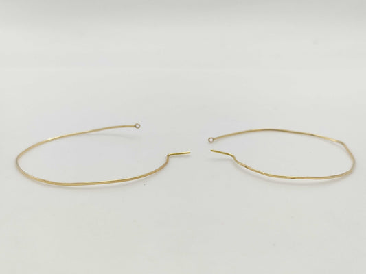 AHKAH Hoop K10 1.5g Earrings 