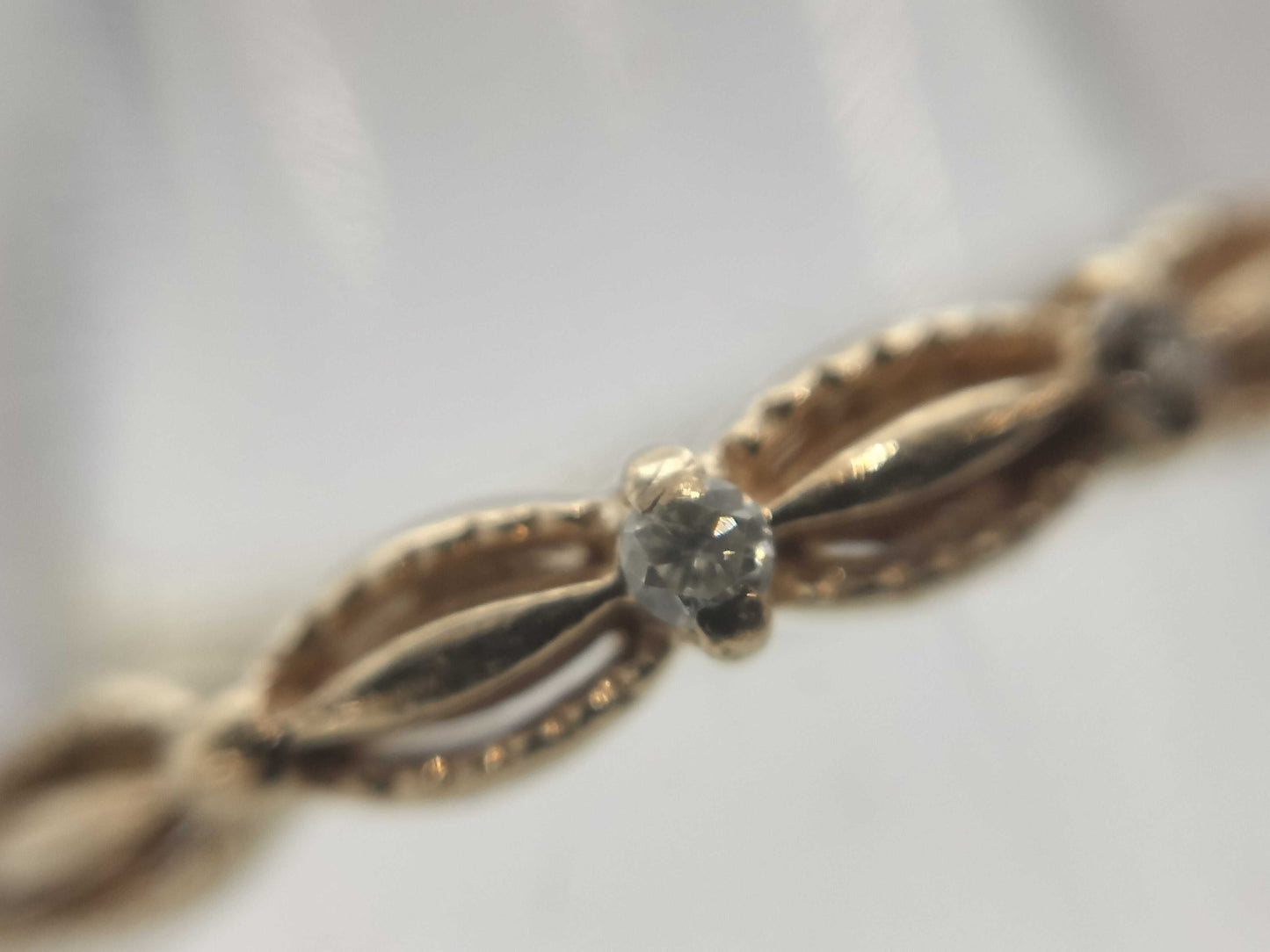 D0.02ct K10 0.9g Ring 