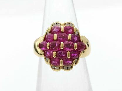 R2.80ct D0.12ct K18 7.3g Ring 