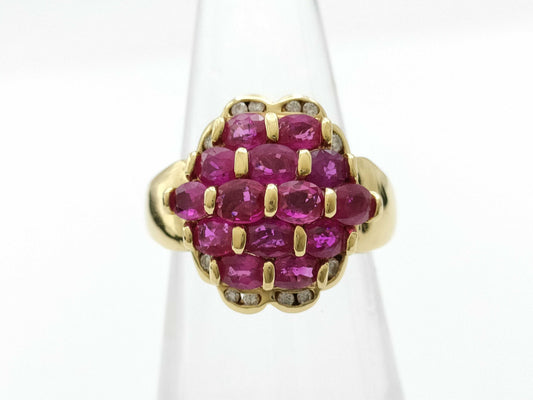 R2.80ct D0.12ct K18 7.3g Ring 