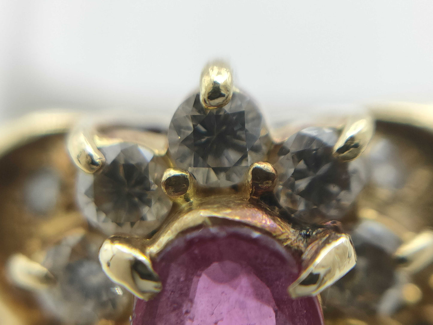 R0.39ct D0.32ct K18 4.2g Ring 