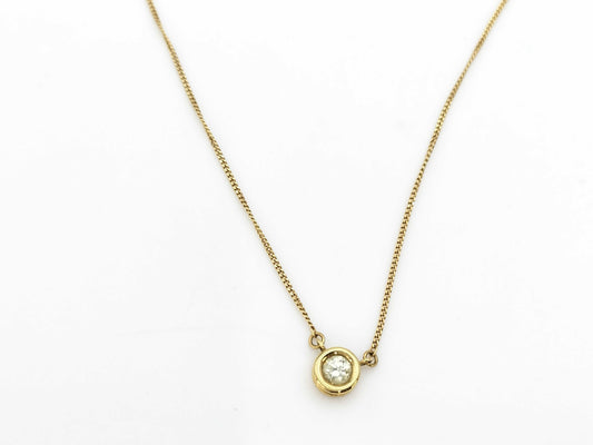 D0.21ct K18 2.3g Necklace 