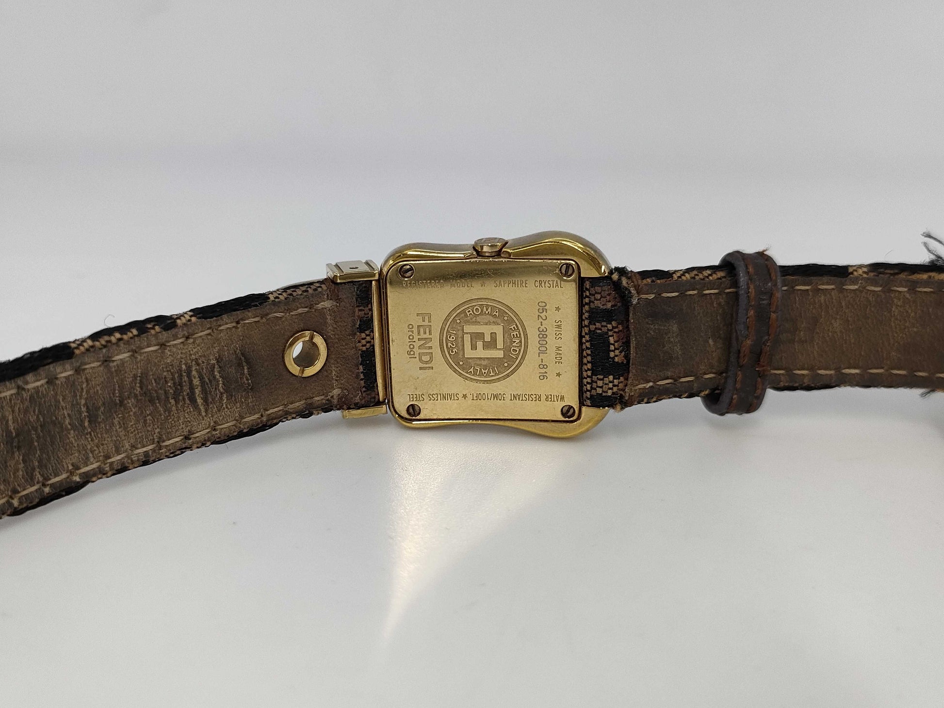 FENDI 052-3800L-816 Quartz White Shell Dial Women's Watch