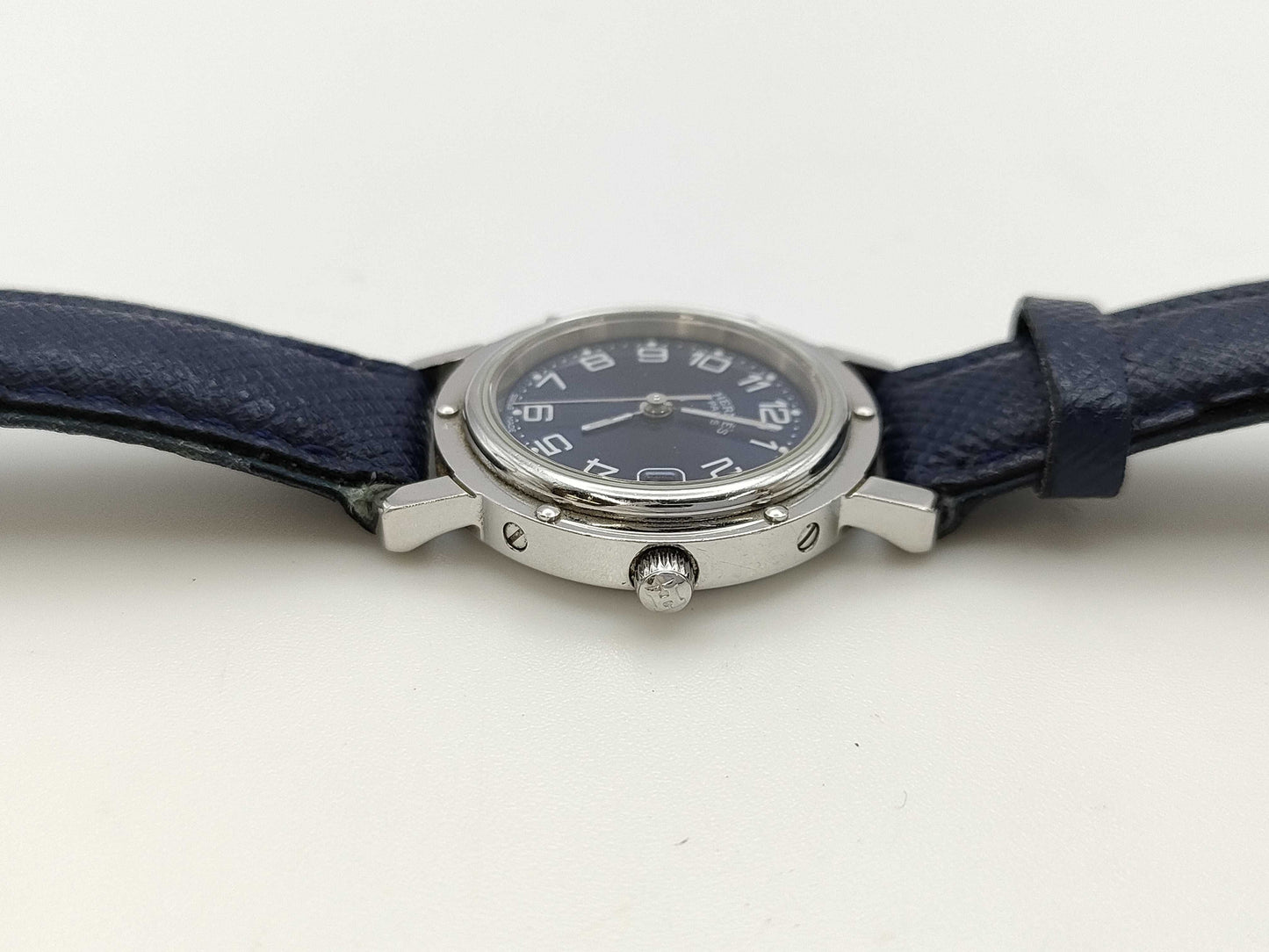HERMES Clipper CL4.210 1459986 Quartz Navy Dial Women's Watch