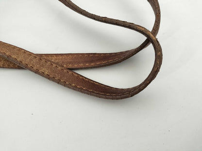 JIMMY CHOO Leather Handbag Gold Handbag