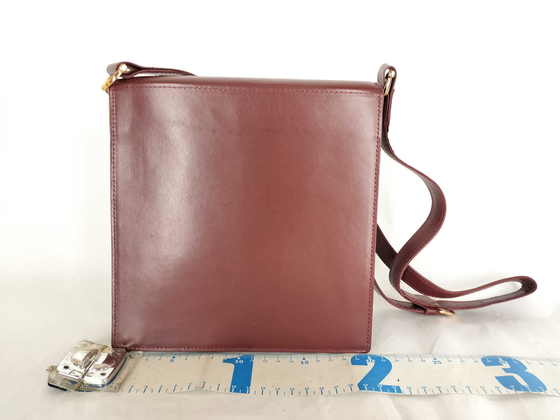 Cartier Leather Shoulder Bag Bordeaux Shoulder Bag